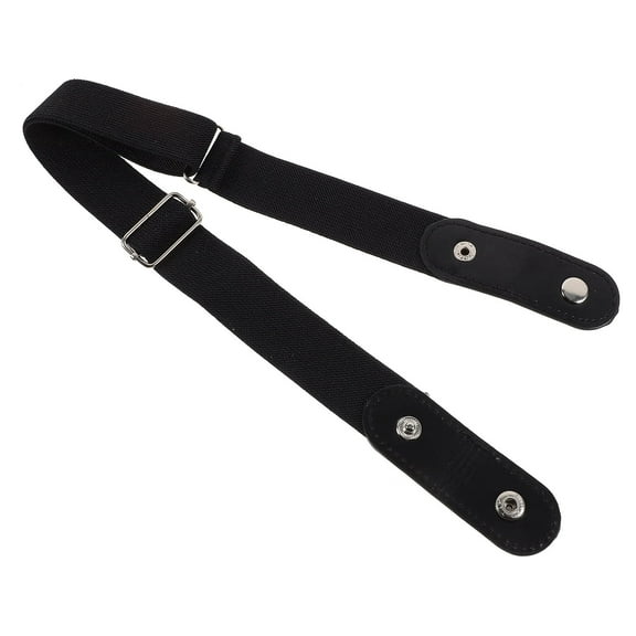 Supvox High Waist Belts for Women Black PU 1Pcs Simplicity Style for Summer Outfits