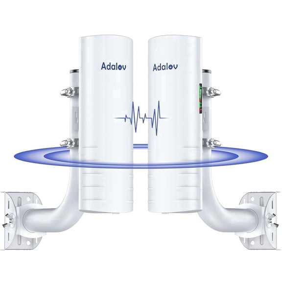 5KM 5.8G 1Gbps WIFI Bridge Wireless Access Point for Network Extend, Point to Point Outdoor CPE with 14DBi high gain Antenna