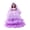 Purple, variant on Grey Sophisticated Wedding Doll With Detailed Costume And Accessories For Display Comes With Foldable Gift Box For Easy Gifting