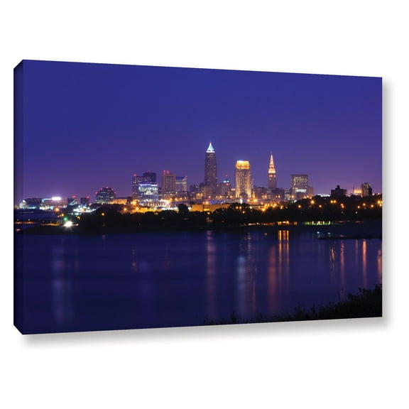 Cody York "Cleveland 18" Floater-Framed Gallery-Wrapped Canvas