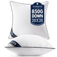 thumbnail image 1 of Insertos de almohada MIULEE de 20 x 20 pulgadas Premium Down Alternative x2, 1 of 7