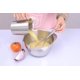 thumbnail image 4 of Cuencos Para Mezclar De Acero Inoxidable Con Batidor, Duraderos, Fáciles De Limpiar Y Apilables, Tamaños De 3,5 Cuartos Y 1,5 Cuartos, Perfectos Para Mezclar, Cocinar Y Hornear, 4 of 5