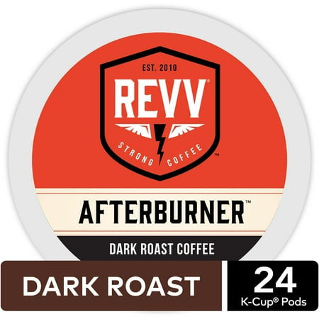Revv Afterburner K Cup Coffee Pods Dark Roast 24 Count For