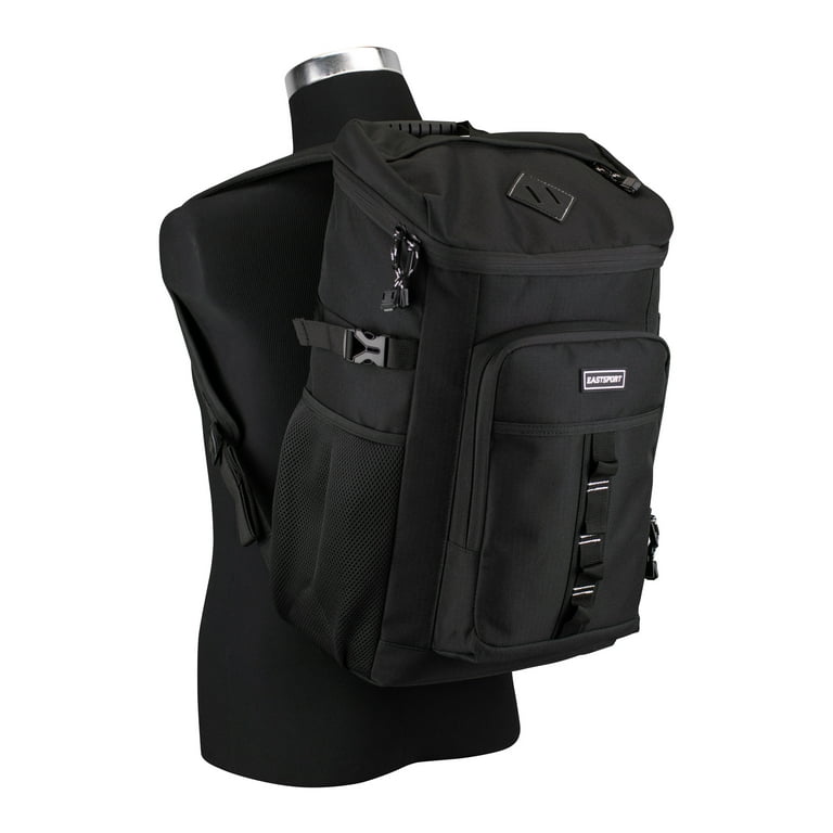 Eastsport Unisex Victory Top Loader Backpack, Black