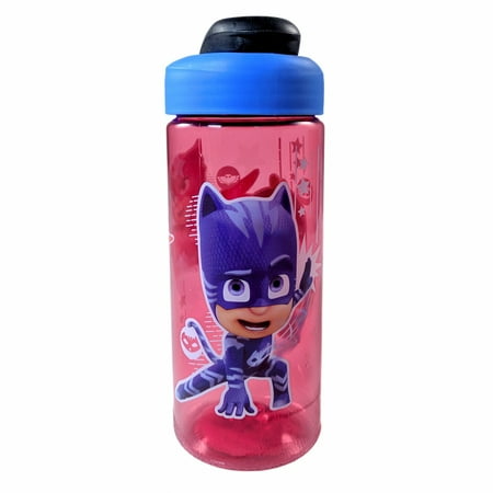 Night Water Bottles - Disney PJ Masks Anti Spill 16oz Reusable Water Bottle