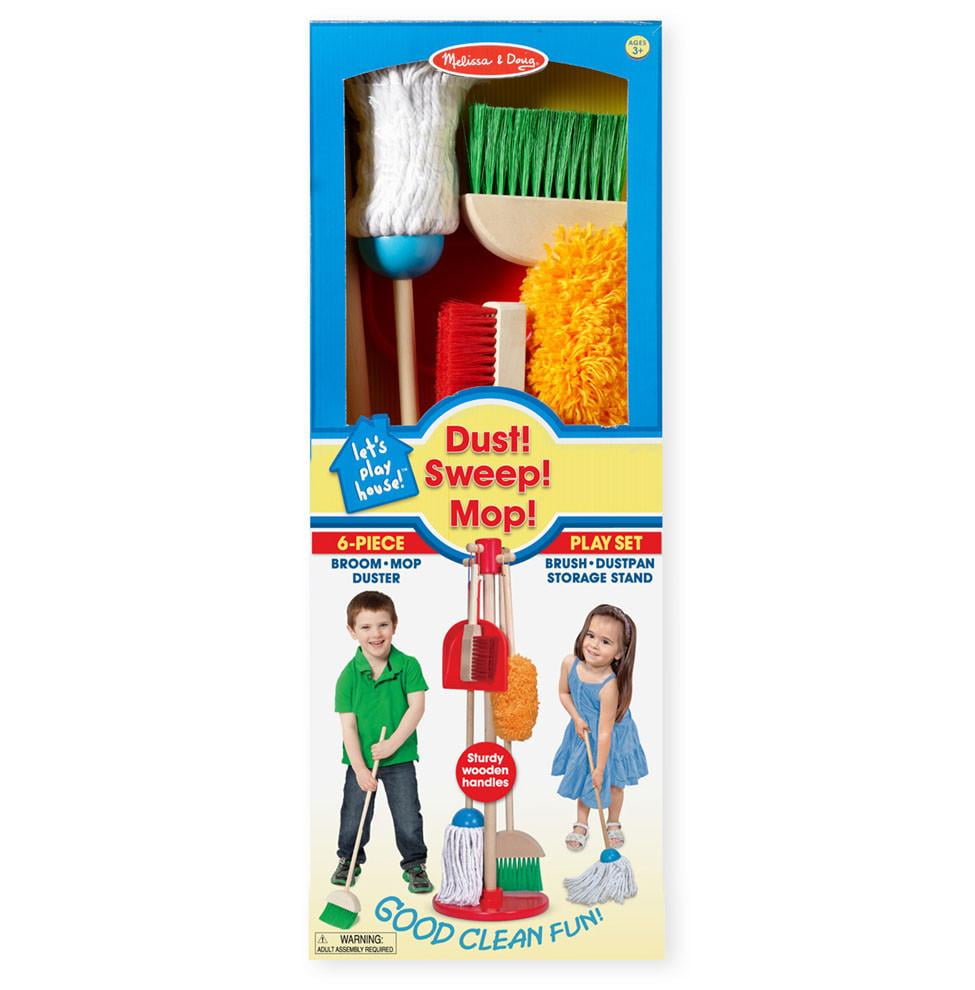 walmart melissa and doug dust sweep mop