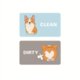 thumbnail image 1 of Pegatinas para lavavajillas Pegatinas magnéticas para lavavajillas Pegatinas magnéticas de doble cara Pegatinas para frigorífico, 1 of 5