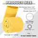 thumbnail image 2 of 1 paquete de tubo termorretráctil de 3.3 pies y 1.38" de diámetro para cañas de pescar, 35 mm, envoltura de agarre impermeable antideslizante para deportes y fitness, amarillo mate, 2 of 6