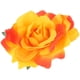 thumbnail image 5 of 2 en 1 pinzas para el cabello de horquilla de flor rosa grande artificial broche de flores para fiesta de mujer (naranja), 5 of 6