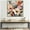 Beaded Gold, variant on Kate and Laurel Sylvie Garden Bloom Abstract Bouquet I Framed Canvas Wall Art by The Creative Bunch Studio 30 x 30 Bronze, Contemporary, Abstract, Flowers, Nature Art for Wall Decor, Living Room