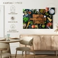 thumbnail image 5 of Elephant Stock Italian Cooking Wall Art - Horizontal Canvas Wall Art - Dining Room Wall Decor - Hobbies And Lifestyle Canvas - Brown And Teal Decor - 51" x 34", 5 of 8