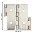 thumbnail image 4 of 10pcs Folding Screen Hinges Iron Cabinet Hinges Retro Style Door Hinges, 4 of 9