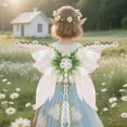 thumbnail image 3 of 4PCS/Set Fairy Wings for Women - Mother Nature Costume Woodland Elf Wings with Colorful Flowers Leaves and Vines for Adults Butterfly Wings for Renaissance Renfaire Fairy Costume Photoshoot, 3 of 8
