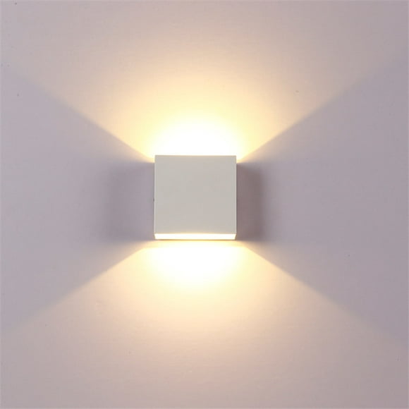 6W Diammable LED Lampe Murale AC 85-265V COB Étanche Boîtier en Aluminium vers le Bas Lampe Applique Porche Lumière