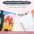 thumbnail image 4 of Pink Picasso Kits Colorful Destinations Paint by Number for Adults and Teens  DIY Unique Canvas Painting Kits Color by Numbers Arts & Crafts Kit  Desert Daydream 8x10- Paint Kit Set, 4 of 8