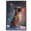 thumbnail image 2 of Border Terrier Dog Wall Art, Dog with Space Starry Night : Pet Puppy Posters for Bedroom 8"x12" Funny Bathroom Wall Art Decor for dog lovers, 2 of 6