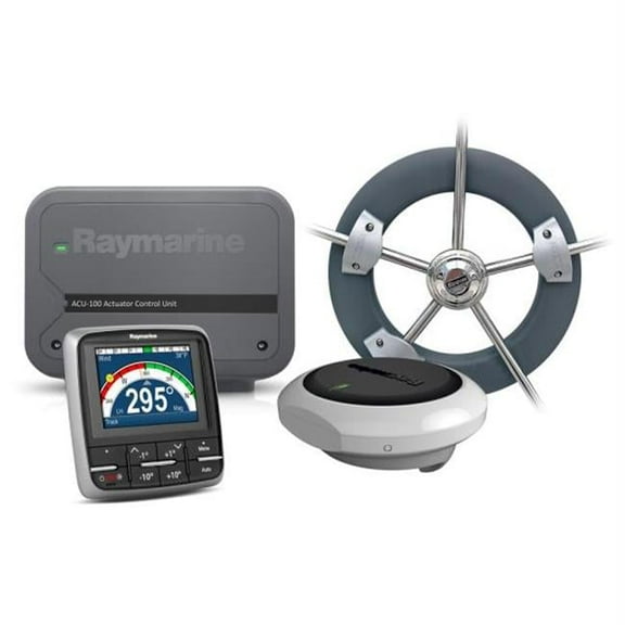 Raymarine T70152 EV-100 Wheel Autopilot System Package with 160  Viewing Angles