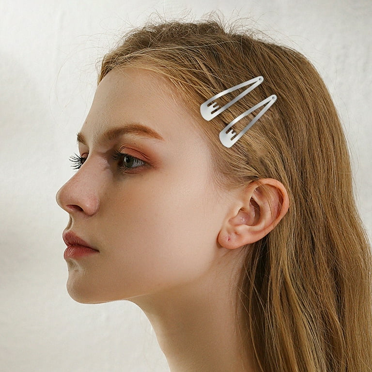 TOPRenddon 30-Pack Metal Snap Hair Clips for Women – No-Slip  display picture 1