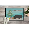 thumbnail image 2 of Caroline's Treasures BB9308JMAT Vietnamese Pot-Bellied Pig Christmas Door Mat, Indoor Rug or Outdoor Welcome Mat 24x36, 2 of 4