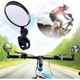 thumbnail image 4 of 1 par Mini Miroir Rflecteur Convex Universal Noir Cyclisme Vlo Guidon Rtroviseur Miroir Rflecteur Rotación 360 grados Antichoc Facile Installer,, 4 of 5