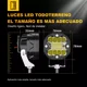 thumbnail image 4 of Par De Faros Auxiliares Led Focos Para Coche Moto Luz Blanca, 4 of 8