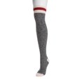 thumbnail image 3 of Women's MUK LUKS Slouch Rib Socks Color: Gray Size: N/A, 3 of 4