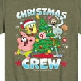 thumbnail image 3 of SpongeBob SquarePants - Christmas Crew - Toddler And Youth Short Sleeve Graphic T-Shirt, 3 of 6