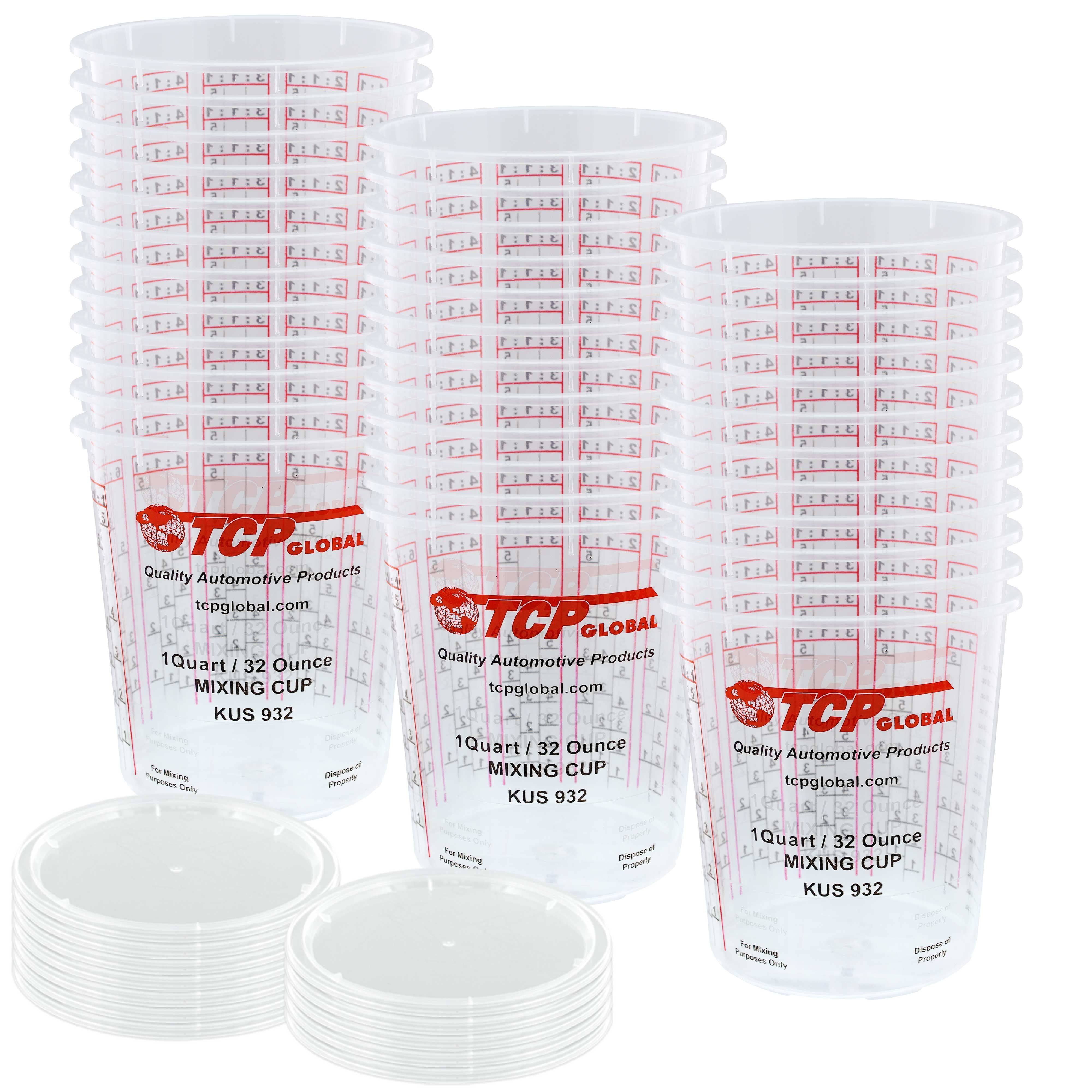 Custom Shop/TCP Global Pack of 36 Mix Cups Quart size 32 ounce