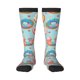 thumbnail image 1 of Fotbe Colorful Donut Calcetas Divertidas Estampadas para Hombre y Mujer, Calcetas de Algodón hasta la Rodilla para Caminar, Correr, Enfermería y Embarazo, 1 of 6