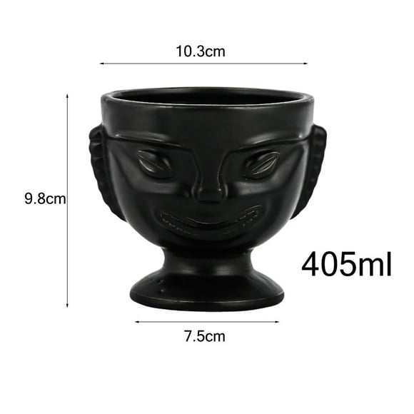 480ml Hawaii Tiki Mugs Cocktail Cup Beer Beverage Mug Wine Mug Ceramic Easter Islander Bar Tools Pirates of the Caribbean
