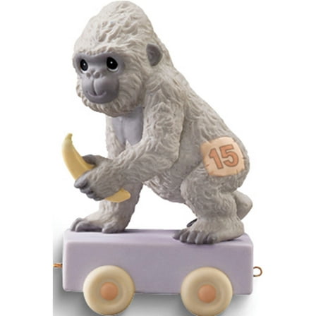 Fashion Precious Moments Age Fifteen Gorilla Porcelain Figurine (6.3 X 3.3) Made In China gp716