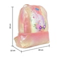 thumbnail image 4 of Mochila Infantil La Merced Tornasol Rosa Claro y Diseño Brillante, 4 of 6