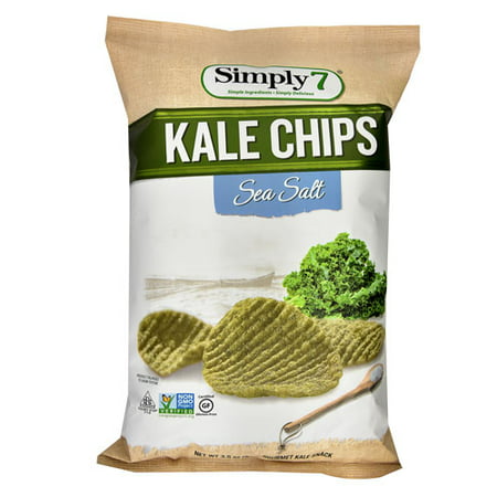 Simply 7 Kale Chips Sea Salt -- 3.5 oz pack of 1 (Best Kale For Kale Chips)