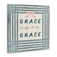 thumbnail image 3 of Stupell Industries Upon Grace with Pink Bow Canvas Wall Art design by Blue Chair Blessing, 36 x 36, 3 of 7