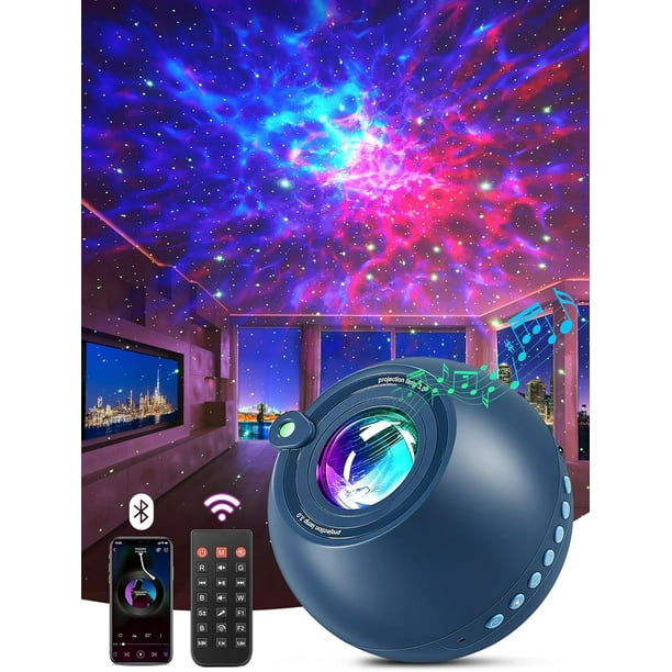 Proyector De Estrellas Proyector De Galaxia De 15 Colores Proyector De Luz De Estrella Para Dormitorio 15 Luces De Galaxia De Ruido Blanco Para Dormitorio Altavoz Bluetooth Proyector De Luz De Galaxia
