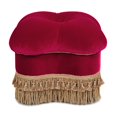 thumbnail image 4 of Jennifer Taylor Home Ellen Hand-Tufted Clover Ottoman Siren Red, 4 of 13