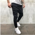 thumbnail image 3 of Jogging Hip Hop Slim Casual Sports Drawstring Pants Men, 3 of 4