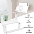 thumbnail image 3 of fafa-Starlink Gen 3 Support de Routeur avec Supports d'Alimentation Kit de Montage Mural en Métal pour Routeur Starlink Standard V3 Ensemble de Montage Mural pour Camping-Cars, Bateaux, Maison, Bureau Blanc, 3 of 4