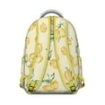 thumbnail image 3 of Lemon Print Everyday Backpack - Stylish School Bookbag for Teens & College, Large Capacity Citrus Design Laptop Backpack, Fun Gift, 3 of 6