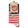 thumbnail image 4 of Fox River Adult Monkey Flag Ultra-Lightweight Crew Sock, L, Navy, 4 of 4