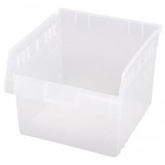 Clear Plastic Storage Bins - 11.63 x 11.13 x 8 in.