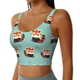 thumbnail image 2 of Fuzoiu Fox Print Women's Sports Vest,U-Back Sports Tank,Gym Vests,Athletic Sleeveless Shirts,Exercise Undershirts,Yoga, Gym, and Dance Wear-X-Large, 2 of 8