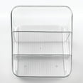 thumbnail image 5 of iDesign Clear 3-Tier Linus Packet Organizer Bin, 5 of 8