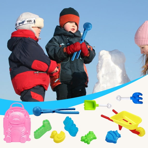 10 UNIDS Snow Snowball Maker Clip Maker Animal Shaped Castle Snow Sand Mold Tool Winter Snow Toys Kit Wmkox8yii shdjk6585