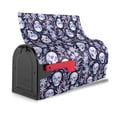 thumbnail image 3 of Gukieu Skull flower crystal Print Magnetic Mailbox Cover, Sun-proof and Waterproof Home Yard Mailbox Cover-21x18 in, 3 of 8