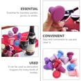 thumbnail image 4 of NICEXMAS 4Pcs Assorted Color Silicone Wine Stoppers for Bar and Bottle Sealing Use, 4 of 8