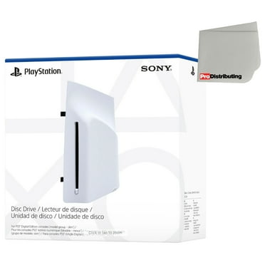 Sony Playstation 5 Disc Drive For PS5 Digital Edition Consoles with Cleaning Cloth