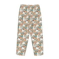 thumbnail image 5 of Xecao Cute Rabbit Floral Women's Straight Lounge Pajama Pants: The Epitome of Relaxed Sleepwear, 5 of 9