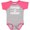 Heather and Hot Pink, variant on Inktastic Future Cowboy Boys Rodeo Boys Baby Bodysuit