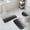 Black, variant on Navy Blue Ombre Bath Mat 3 Piece Bathroom Rug Set, Modern Abstract Art Ocean Oil Painting Non Slip Bath Rug Contour Mat and Toilet Lid Cover, Absorbent Shower Mats Soft Bath Rugs and Mats Sets